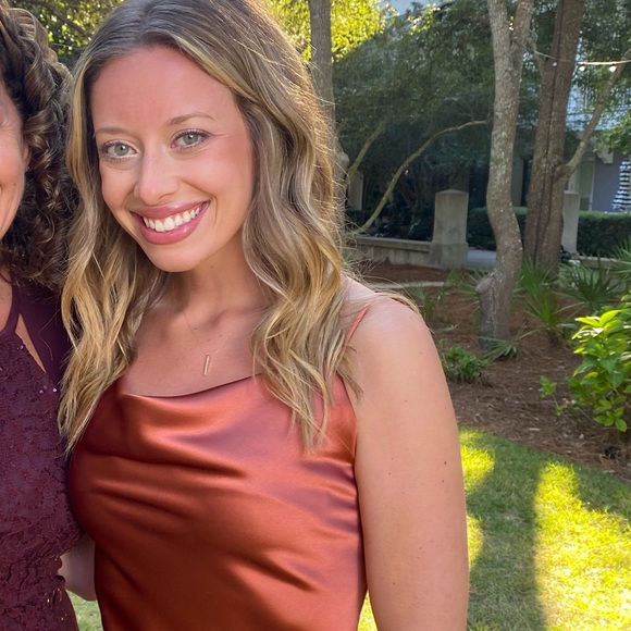 Petal & Pup Satin Midi Dress - Picture 6 of 7